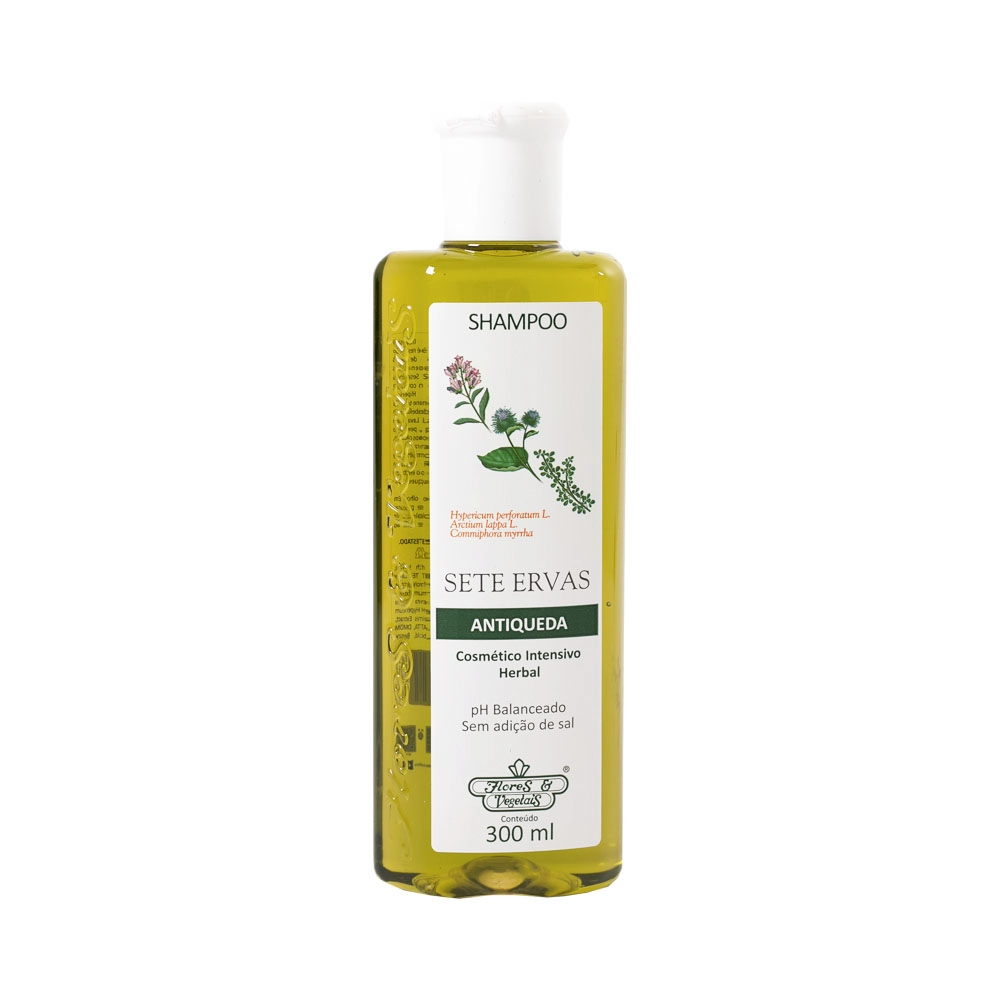 Shampoo Antiqueda Sete Ervas Flores E Vegetai