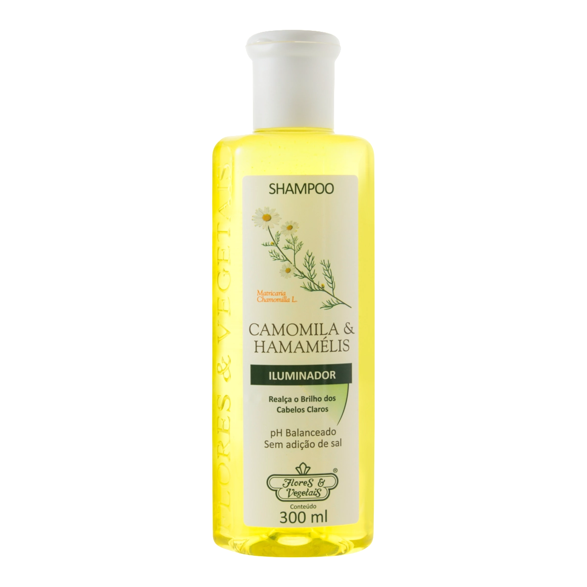 Shampoo Iluminador Flores Vegetais Frasco 300ml