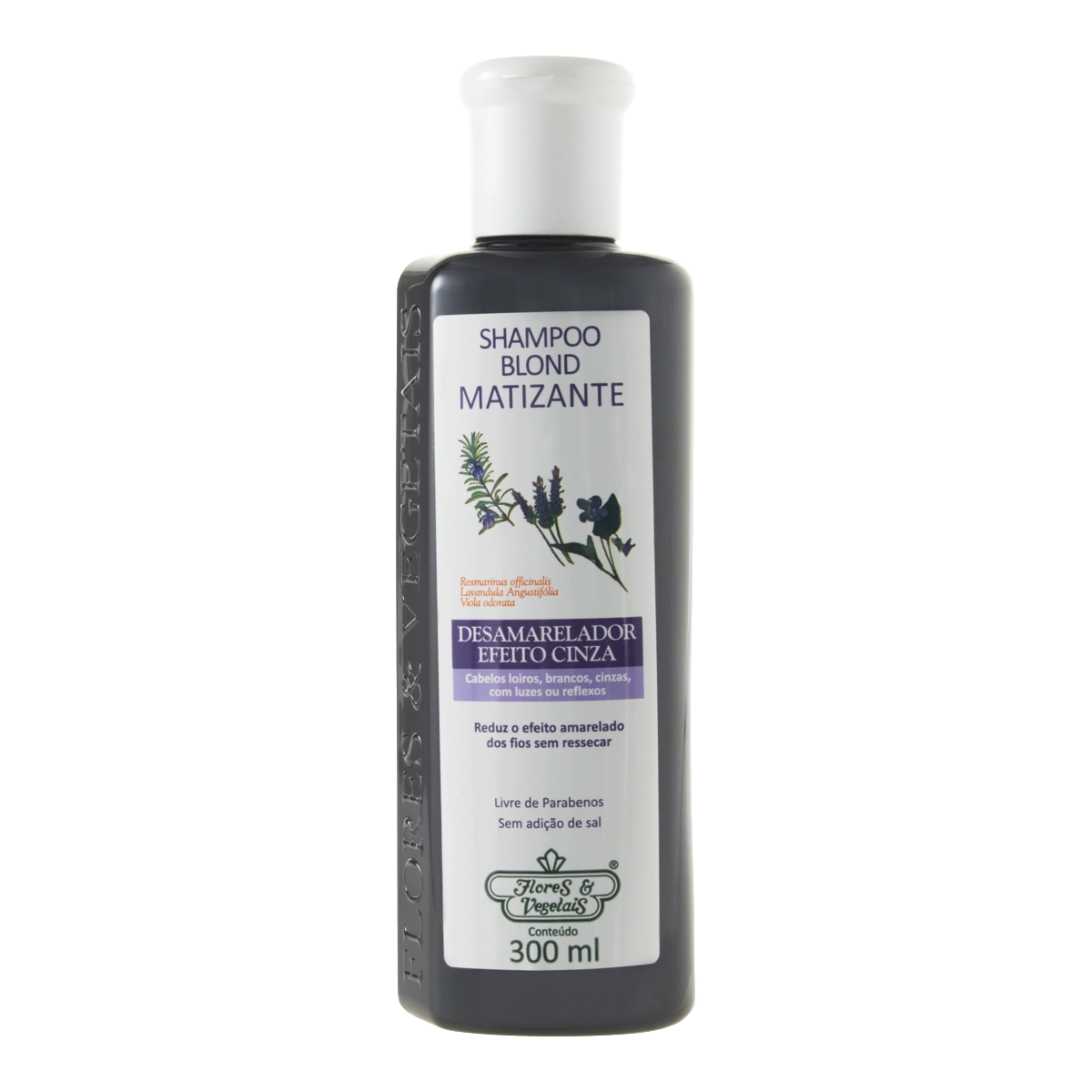 Shampoo Matizador Flores Vegetais Frasco 300ml