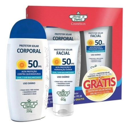 Kit Prot.solar Corporal 200gr Facial 60gr Fps 50