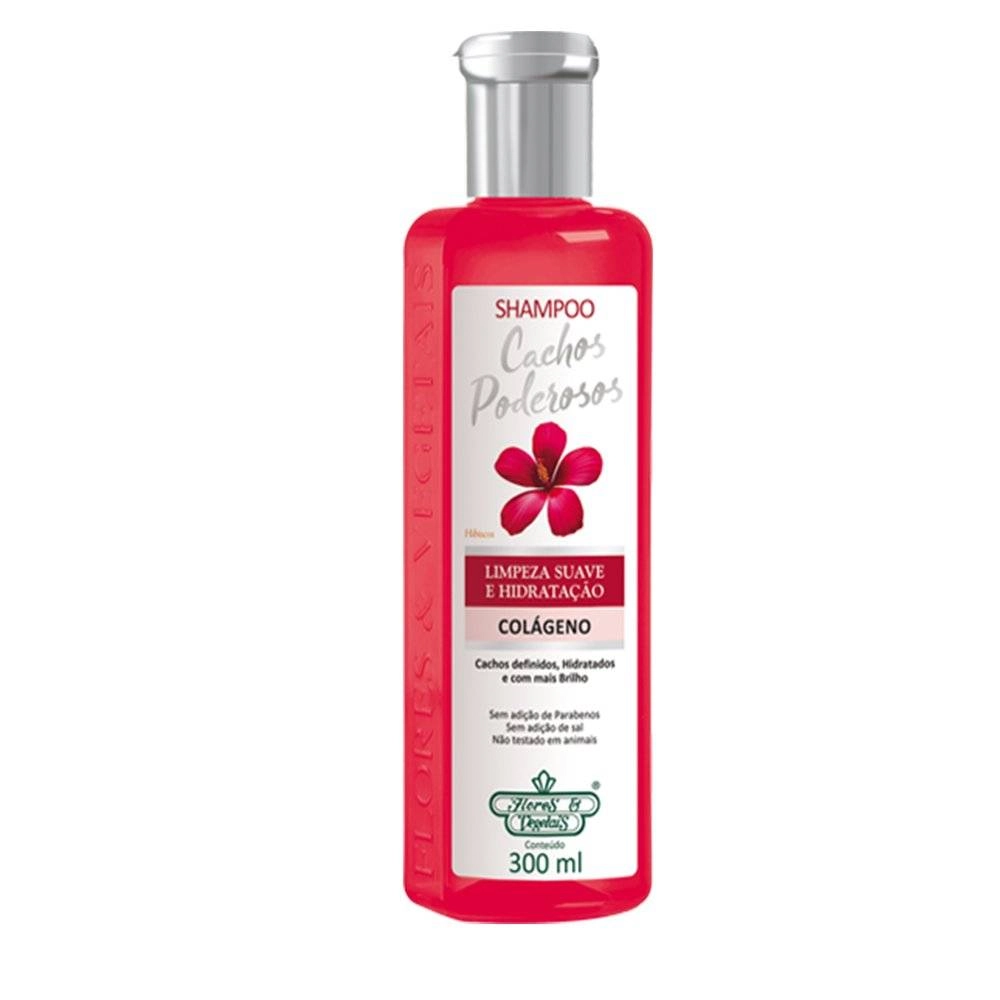 Flores E Vegetais Sh 300ml Colageno Cachos Poderosos