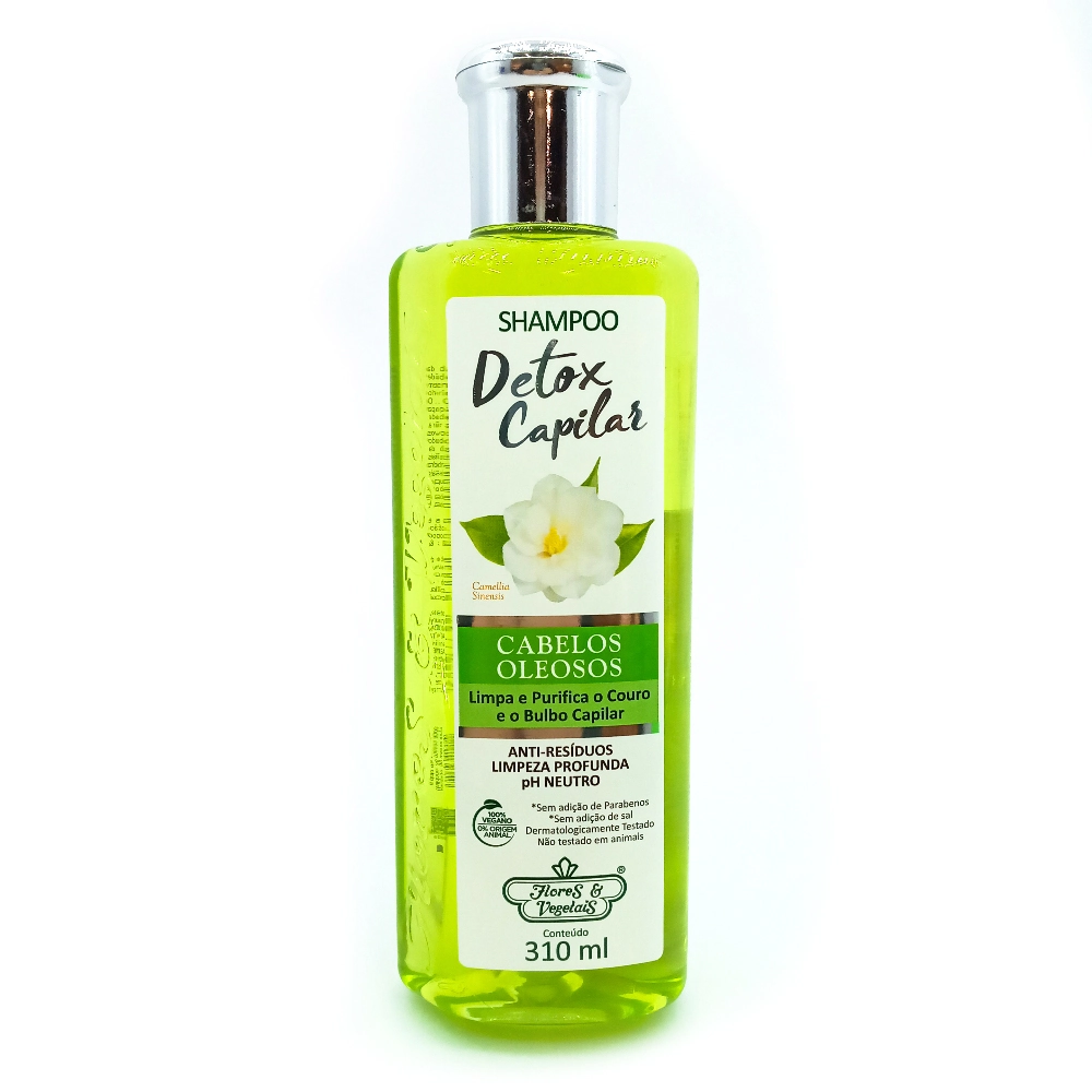 Shampoo Flores Vegetais 310ml Detox Capilar