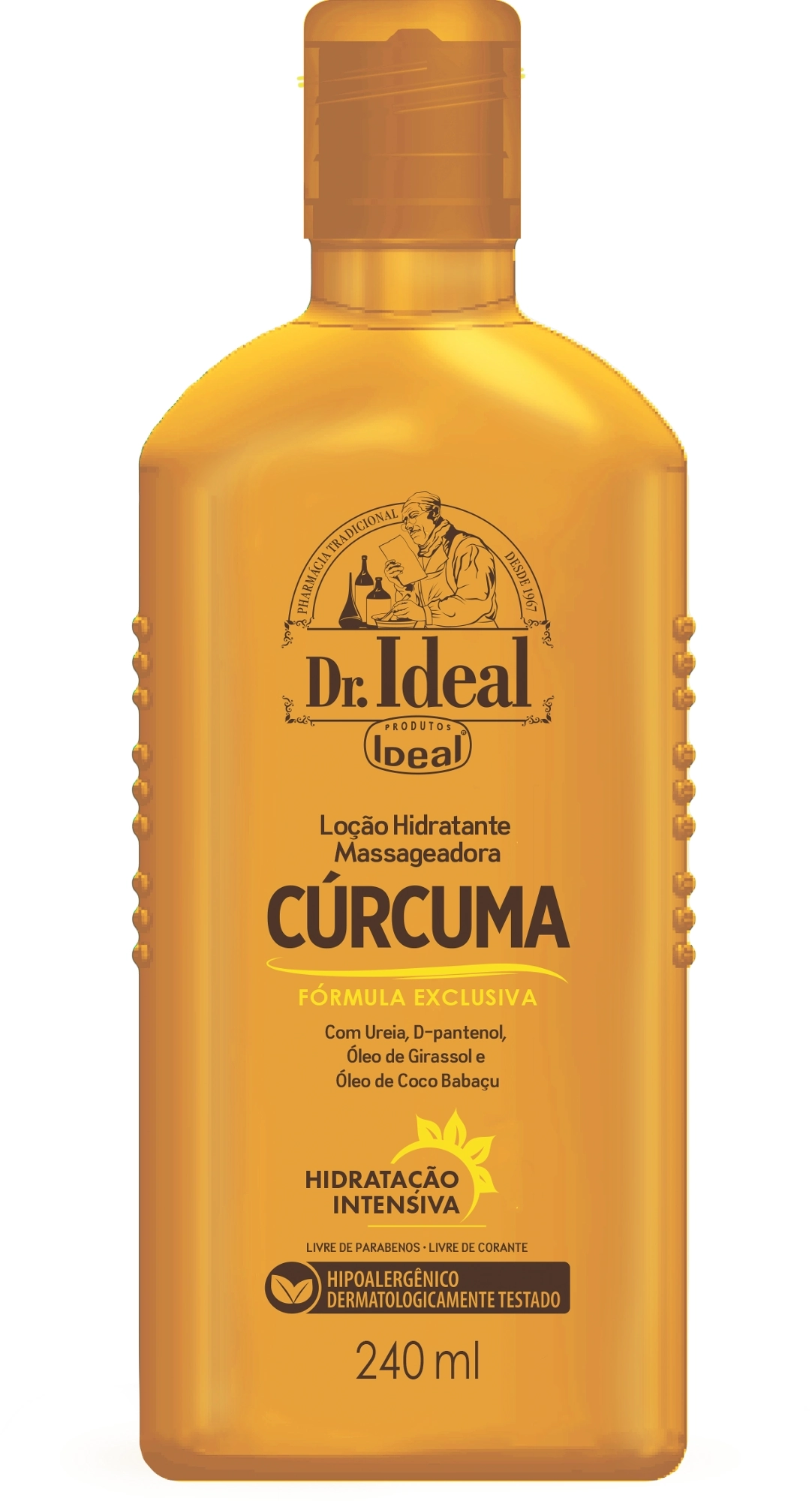 Locao Massageadora Ideal 240ml Curcuma