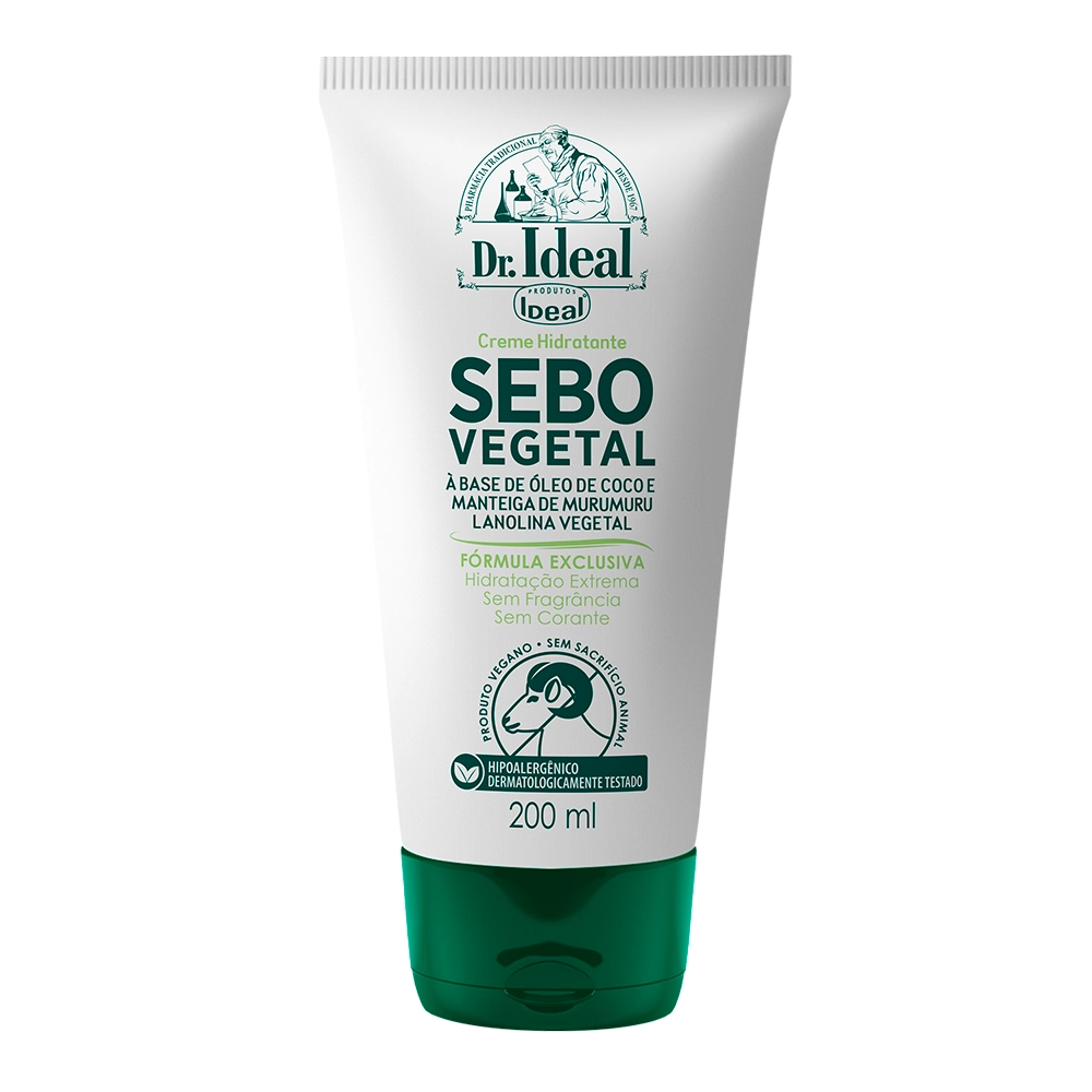Creme Hidrat Ideal 200ml Sebo Vegetal