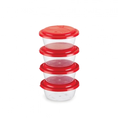 Pote Rainha Redondo 400ml C/4 Ref 8624