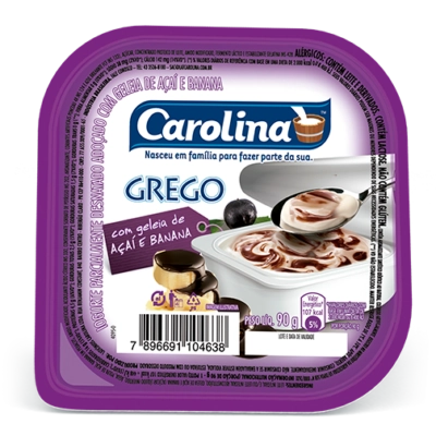 Iog Carolina Grego 90g Chocolate Acai