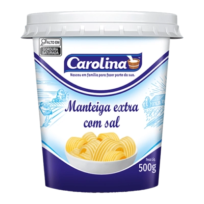 Manteiga Carolina 500g Ex