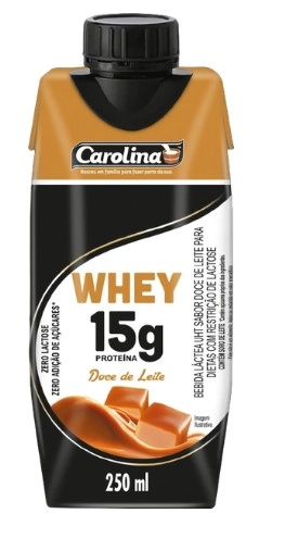 Beb Lactea Whey Carolina Uht 250ml Doce De Leite