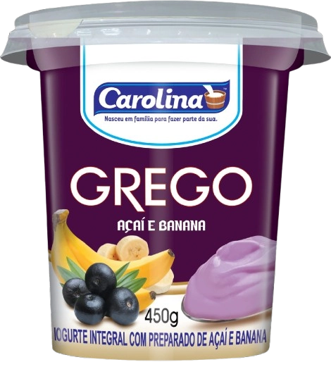 Iogurte Carolina Grego Acai Ban 450gr
