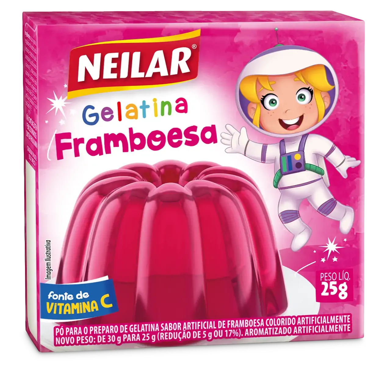 Gelatina Neilar Framboesa