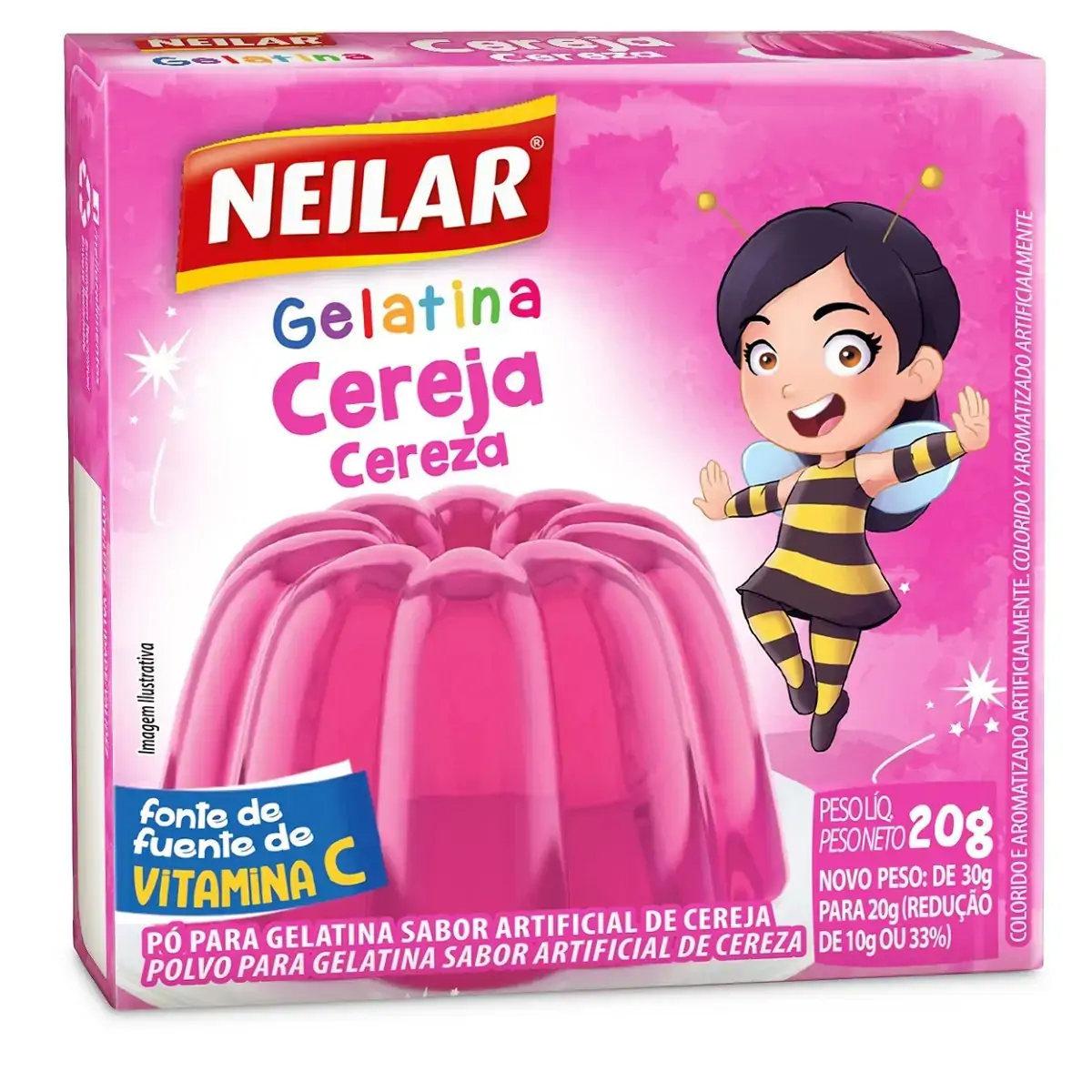 Gelatina Neilar Cereja