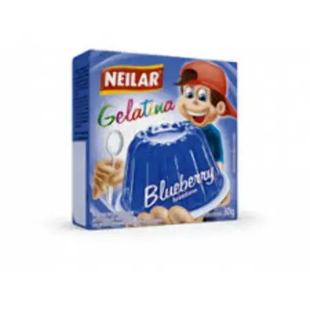 Gelatina Em Po Neilar Blueberry