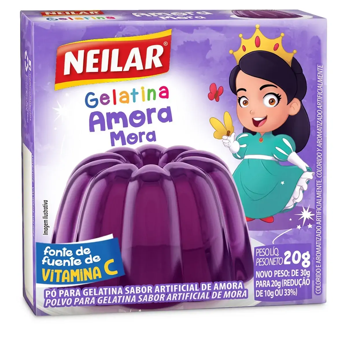 Gelatina Em Po Neilar Amora