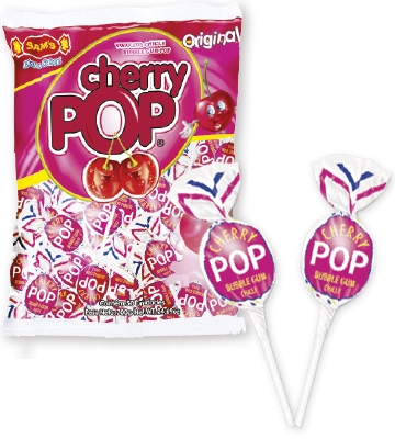 Pirulito Sams Cherry Pop Pc 1, Cereja, .