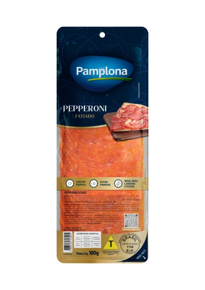 Salame Pamplonapepperoni Fatiado 100g