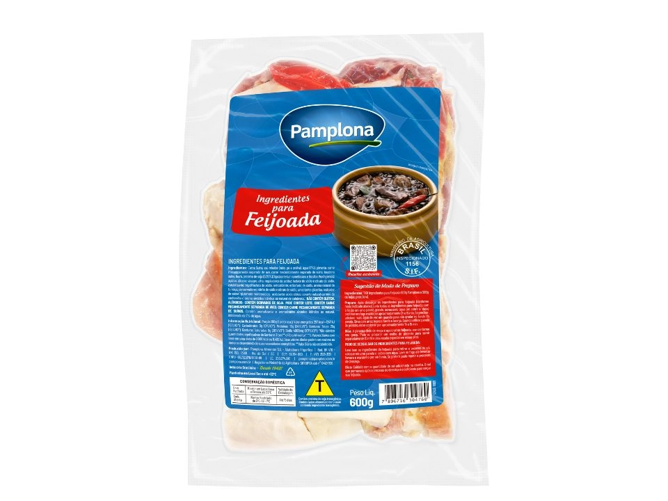 Kit Feijoada Pamplona Pacote 600g