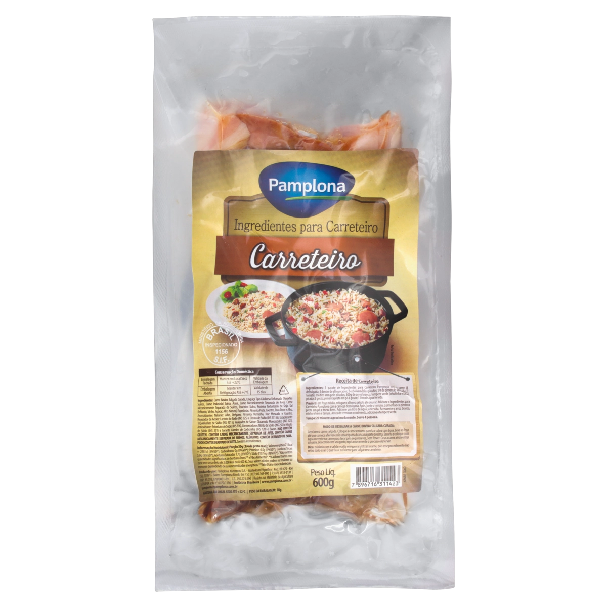 Kit Carreteiro Pamplona 600g