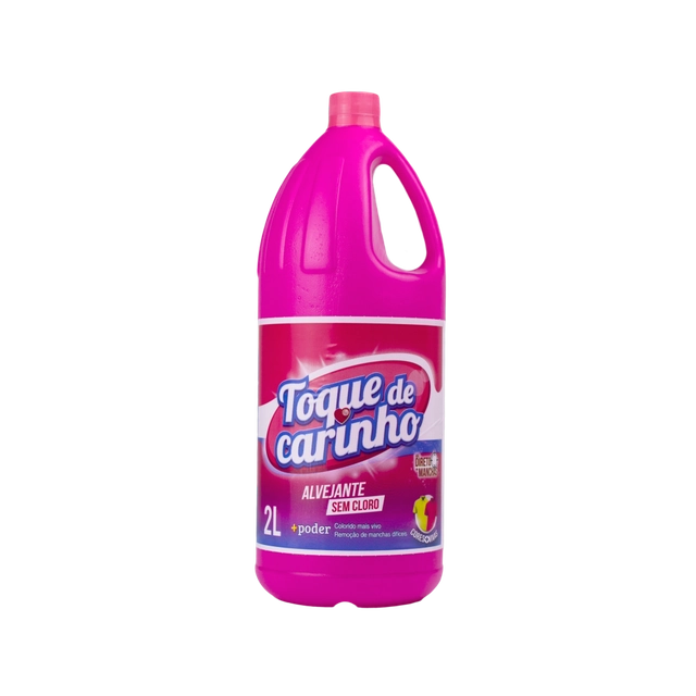 Alvejante Toque De Carinho Sem Cloro Rosa 2l