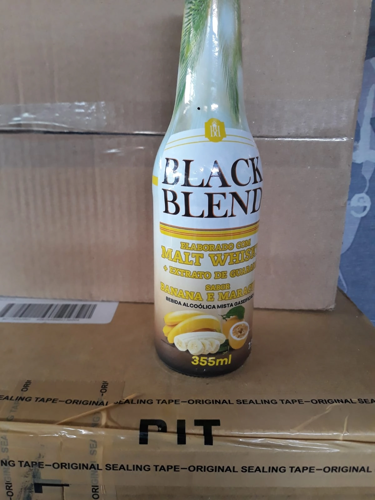 Coquetel C/gas Black Blend Cool Banana E Maracuja 355ml