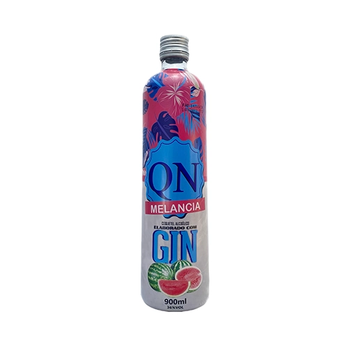 Gin Qn 900ml Melancia