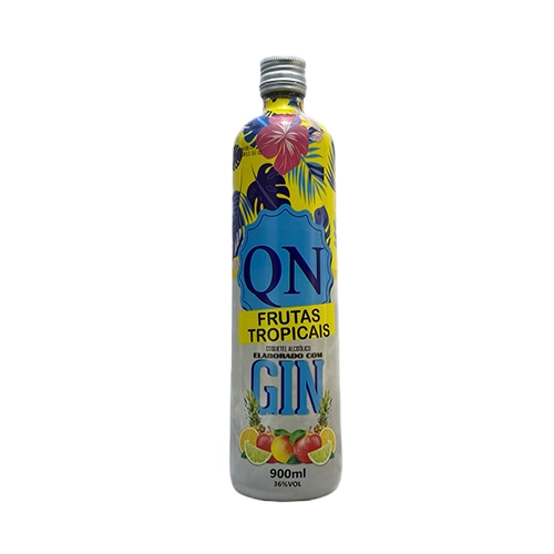 Gin Qn 900ml Frutas Tropicais