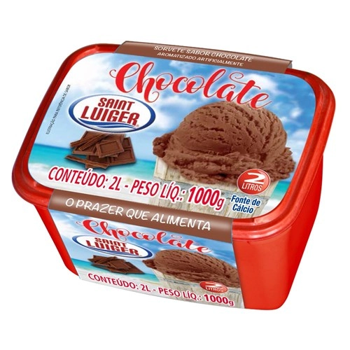 Sorvete St Luiger 2lt Chocolate