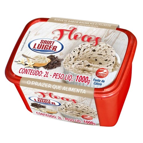 Sorvete Saint Luiger 2lt Flocos