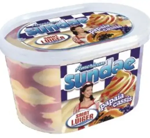 Sorvete St Luiger 1 5lt Sundae Papaya