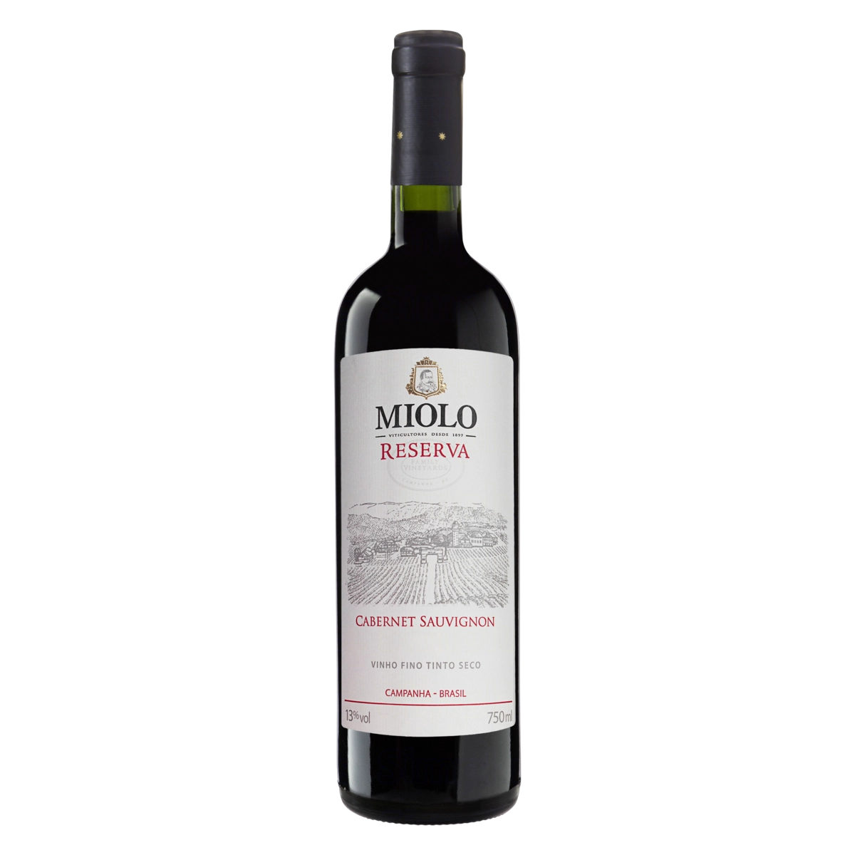 Vinho Miolo Reserva Cab Sauv Tinto Seco 1tac