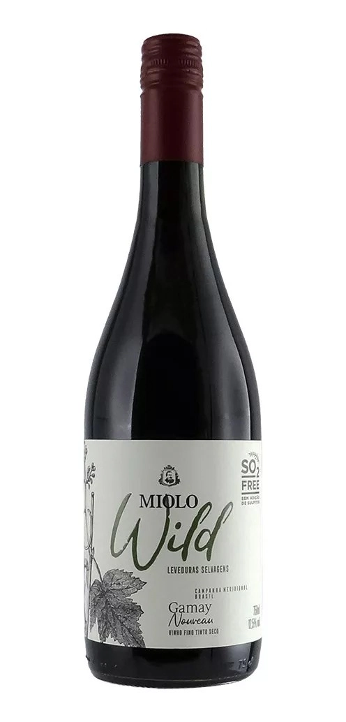 Vinho Brasileiro Tinto Nouveau Miolo Gamay Campanha Garrafa 750ml