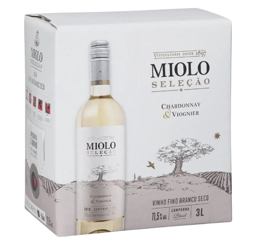 Vinho Miolo Seleção Chardonnay Viognier Bag 3l