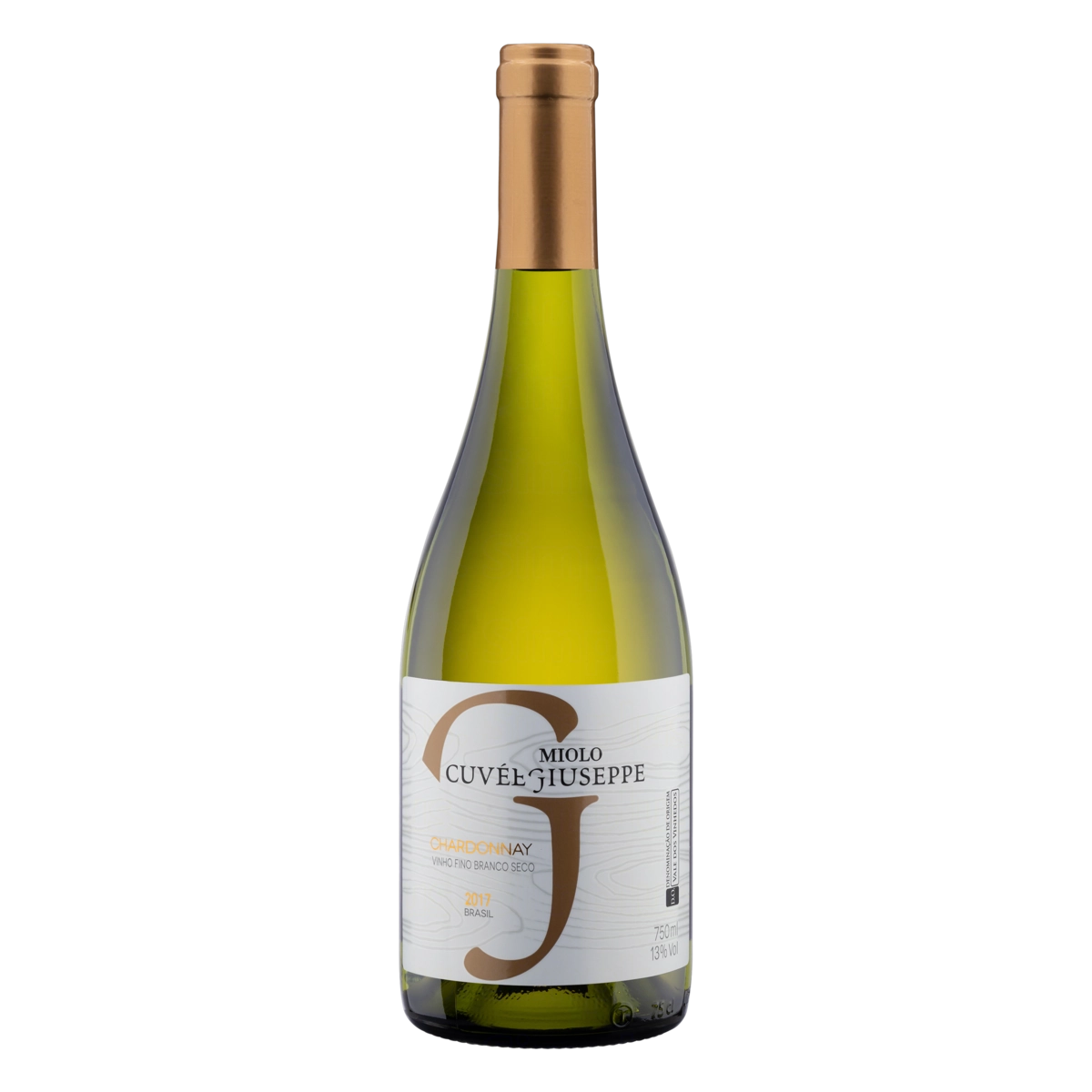 Vinho Brasileiro Branco Seco Cuvée Giuseppe Miolo Chardonnay Vale Dos Vinhedos Garrafa 750ml