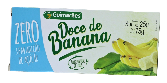 Doce Banana Guimaraes 75g Banana Zero C/3
