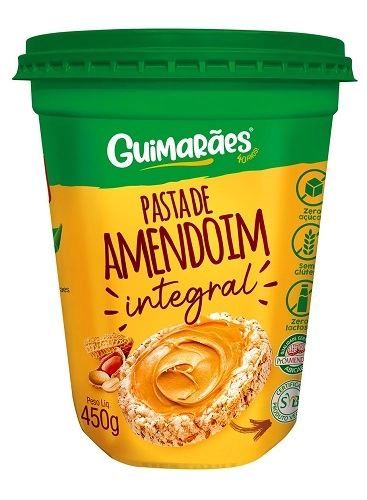 Pasta Amendoim Guimaraes 500g Integral