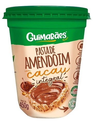 Pasta De Amendoin C/cacau 500g