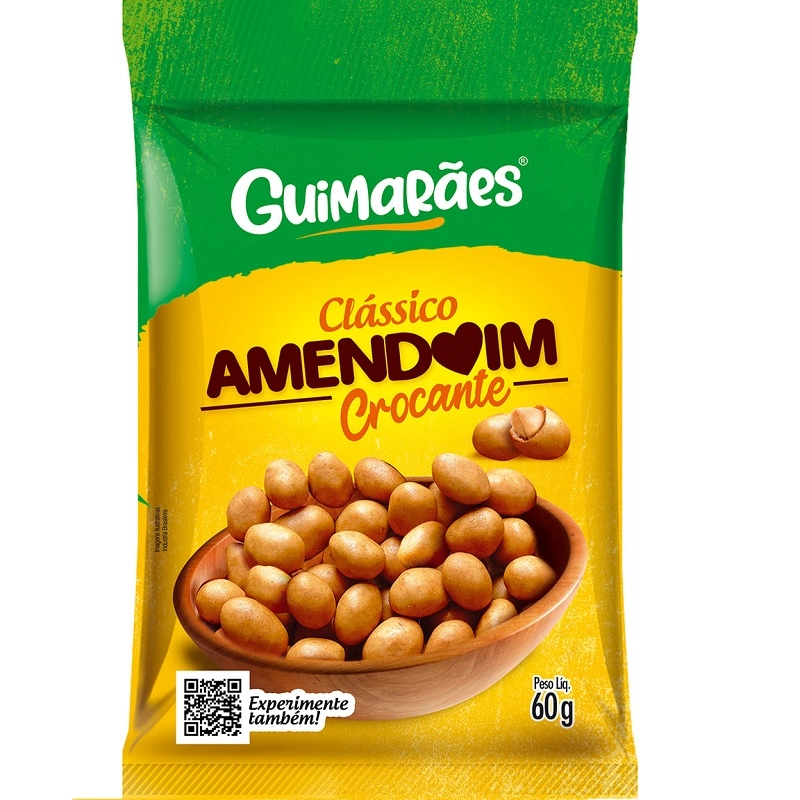 Amendoim Guimaraes Classico Crocante 60g