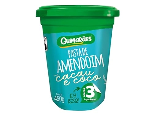 Pasta Amendoim Guimaraes 450g C/cacau/coco