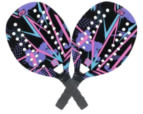 Kit Raquete Beach Tennis Lilas 480615 Bel Fix
