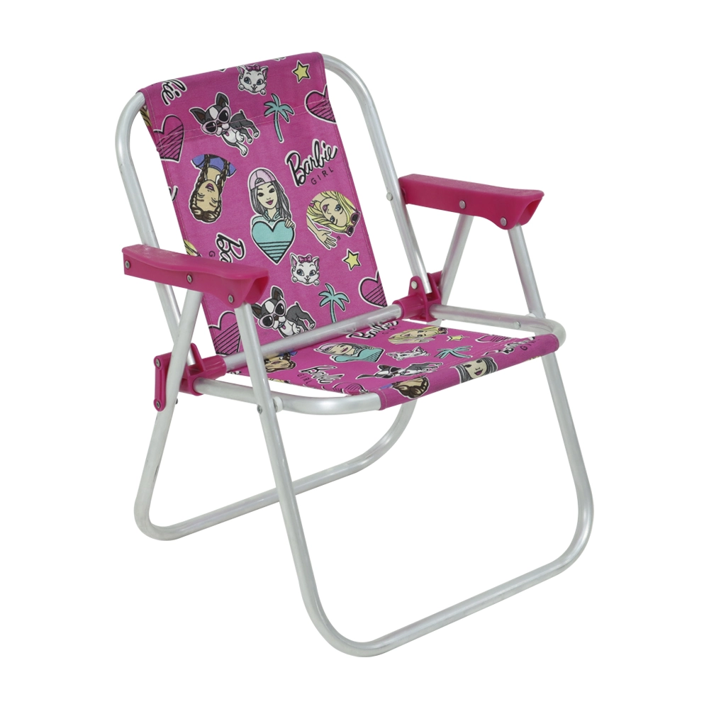 Cadeira Infantil Barbie Aluminio 25210 Bel Fix