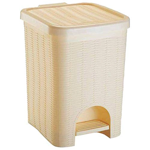 Lixeira Vime C Pedal Nitron 12l Creme