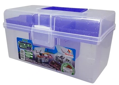 Mini Frasqueira Nitron Cristal Azul