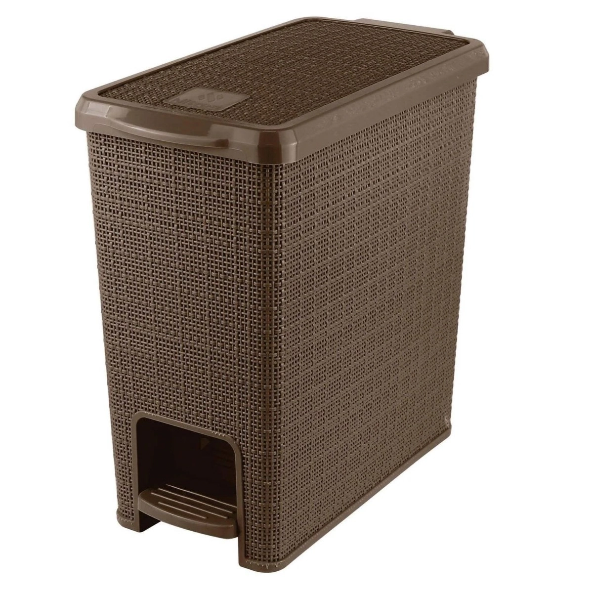 Lixeira Juta Retangular Marrom 12l 283 004 006 Nitronplast