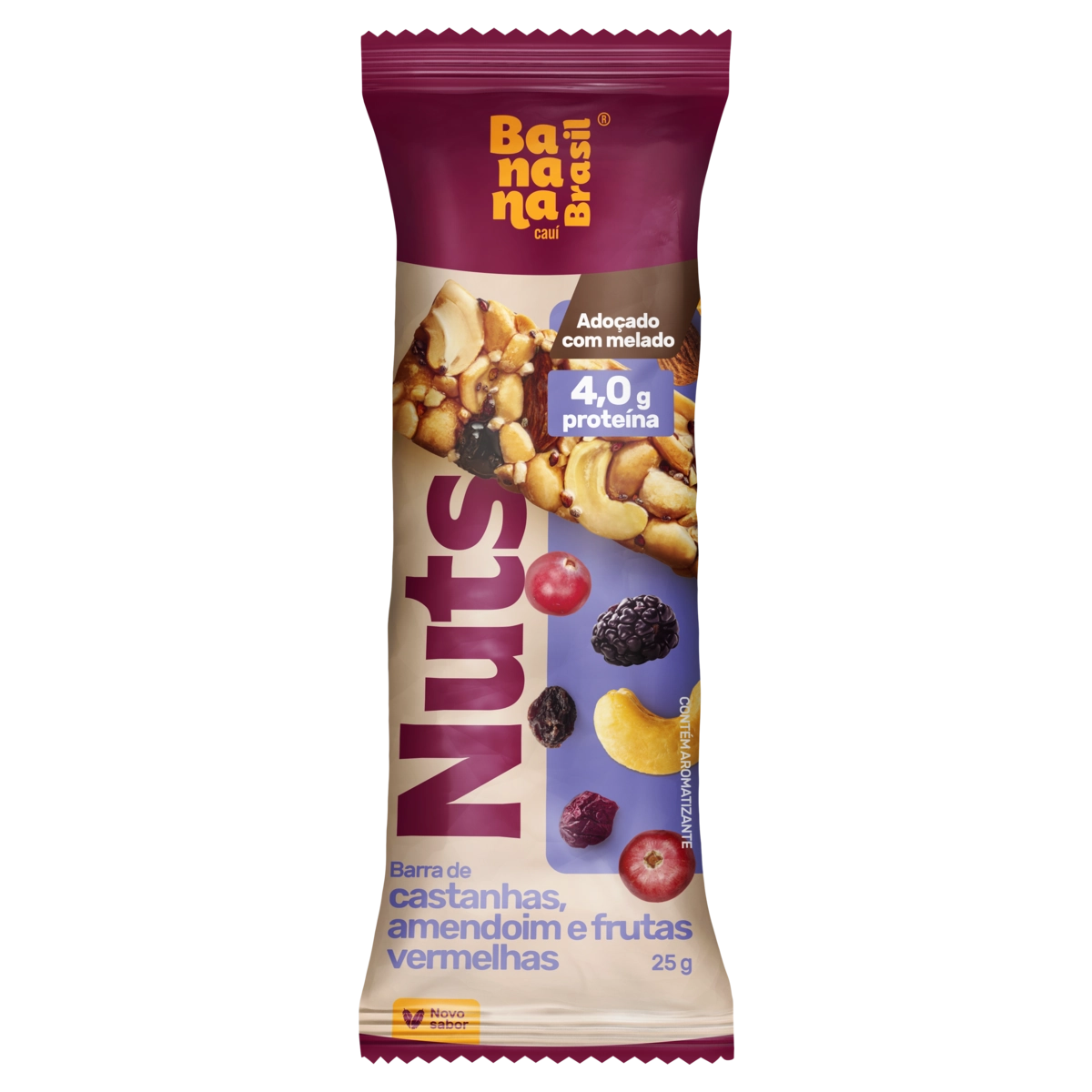 Barra Nutsbar 50g Frutas Vermelhas