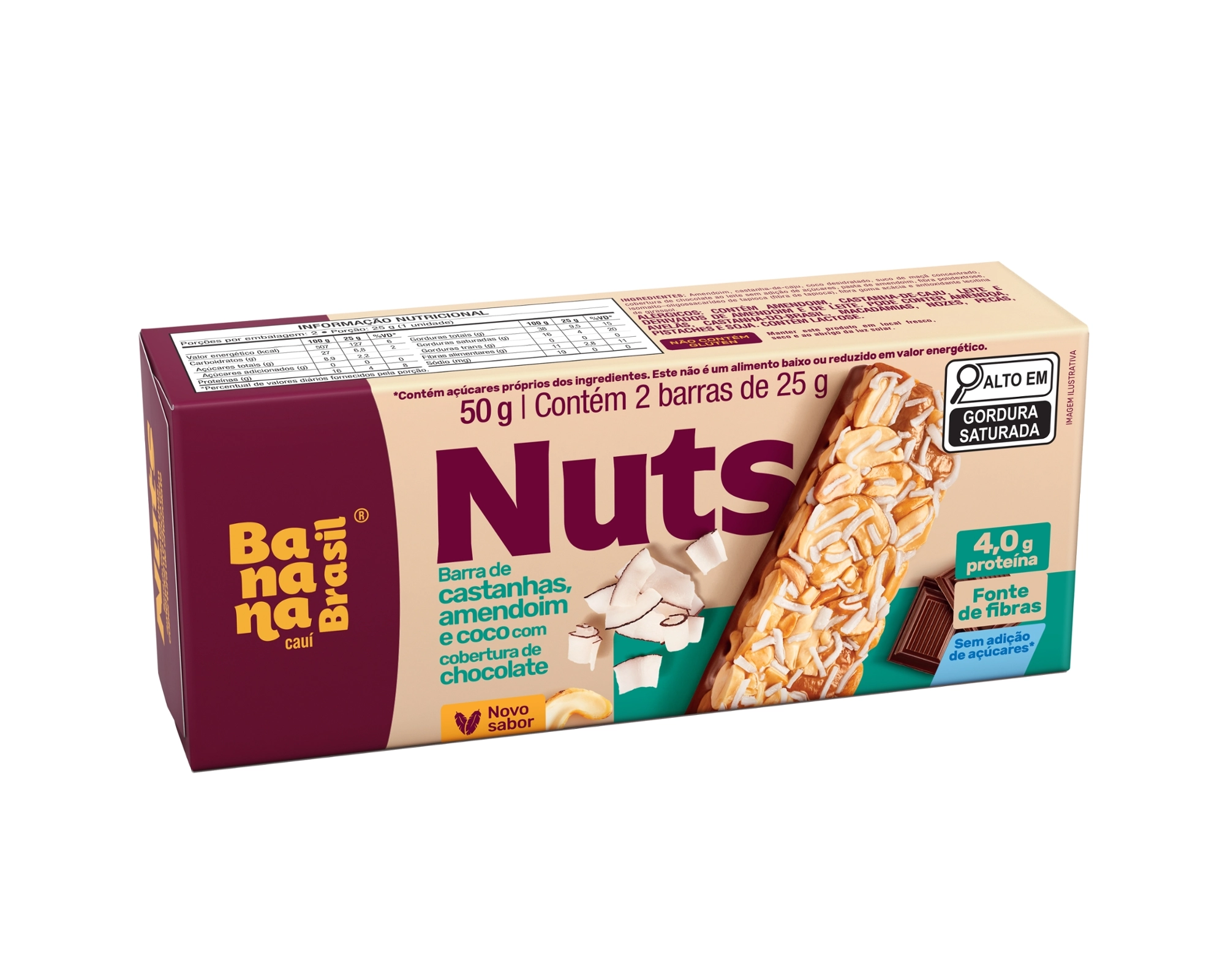 Barra Nutsbar 50g Cast/coco/nibs