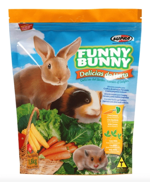 Alimento Completo Para Roedores Funny Bunny 1,8kg