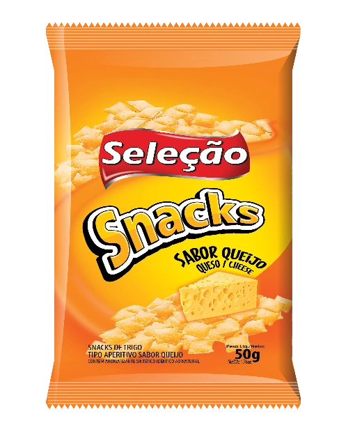 Salgadinho Trigo Selecao Queijo Pct 50g