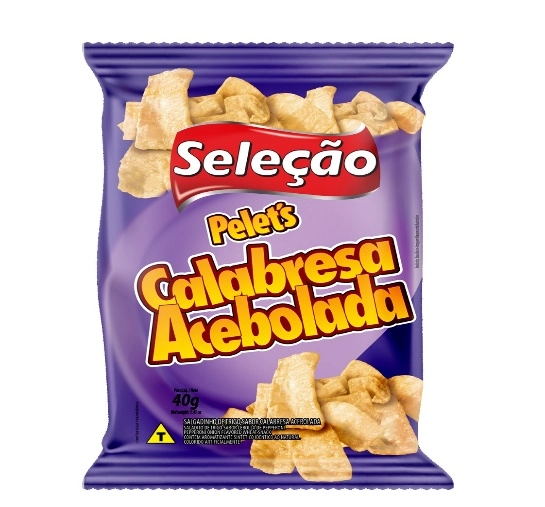 Salgadinho Selecao Pelet S Calabresa 40g