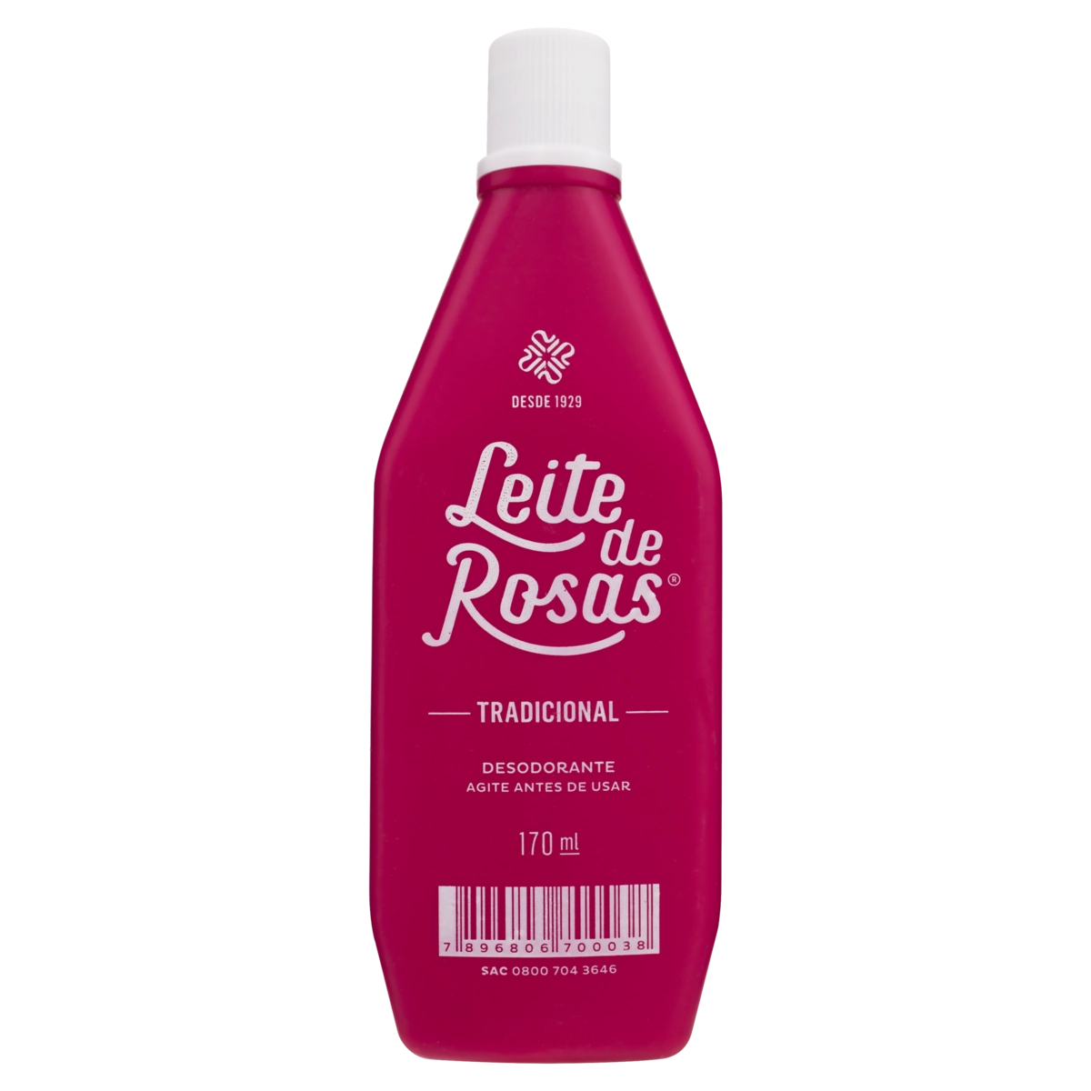 Loção De Limpeza Tradicional Leite De Rosas 170ml