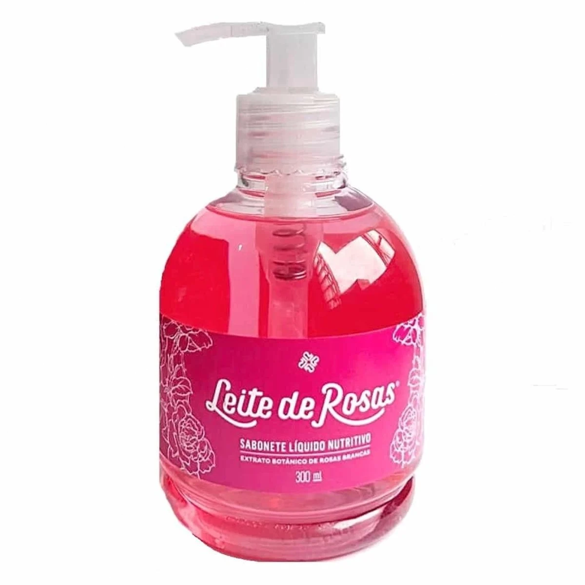 Sabonete Liq Leite Rosas 300 Ml