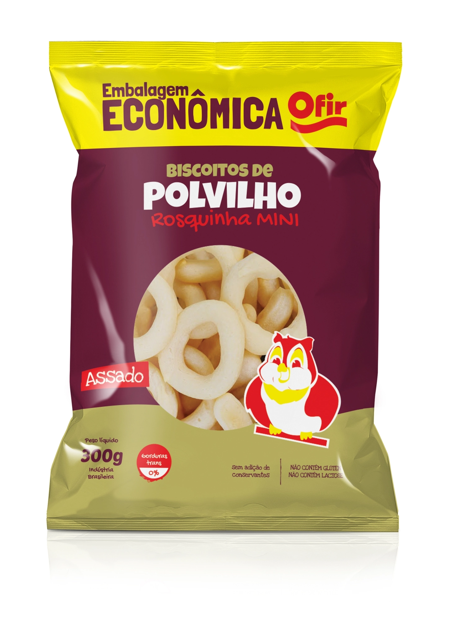 Bisc Polvilho Ofir 300g Rosca Mini